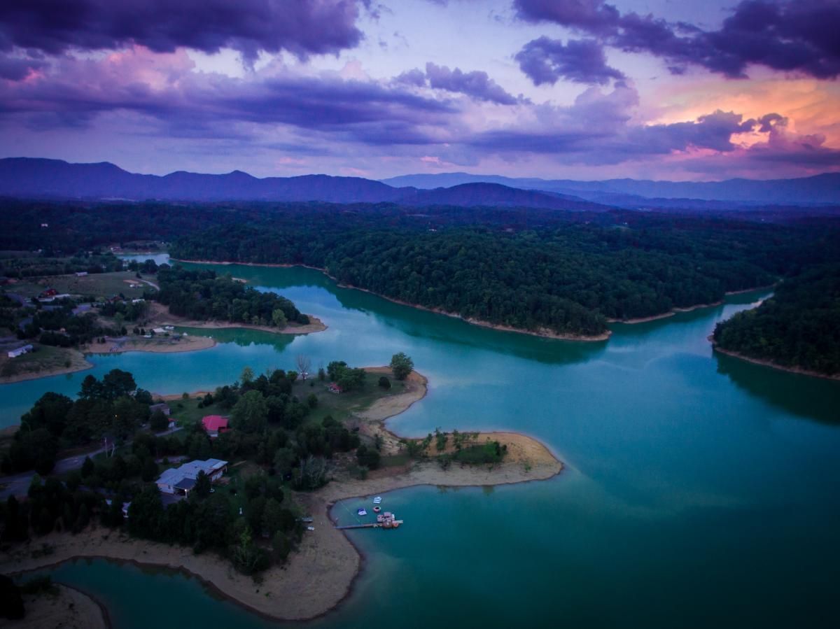 Douglas Lake water and landscape